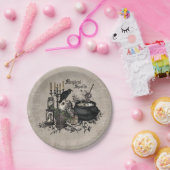 Moderne Halloween schedel Papieren Bordje (Feest)