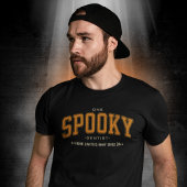 Moderne Halloween Spooky Tandarts Aangepaste Bezet Tri-Blend Shirt