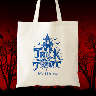 Moderne Halloween Trick or Treat Jongens Kinderen Tote Bag