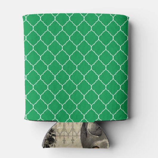 Moderne  halloween-uil en schedel blikjeskoeler (Achterkant)