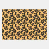 Moderne Halloween Vrouw Heksen Pet Inpakpapier Vel (Voorkant)