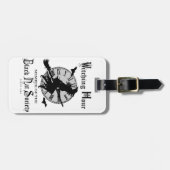 Moderne  Halloween witch Bagagelabel (Voorkant horizontaal)