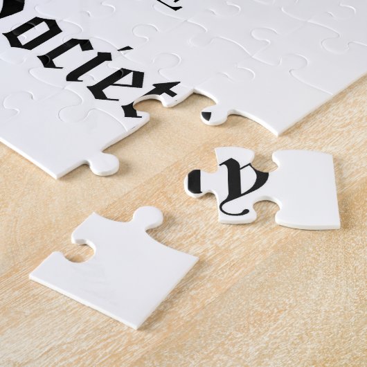 Moderne  Halloween witch Legpuzzel (Zijkant)