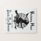 Moderne  Halloween witch Legpuzzel (Horizontaal)