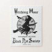 Moderne  Halloween witch Legpuzzel (Verticaal)