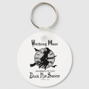 Moderne Halloween witch Sleutelhanger