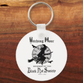 Moderne  Halloween witch Sleutelhanger (Voorkant)