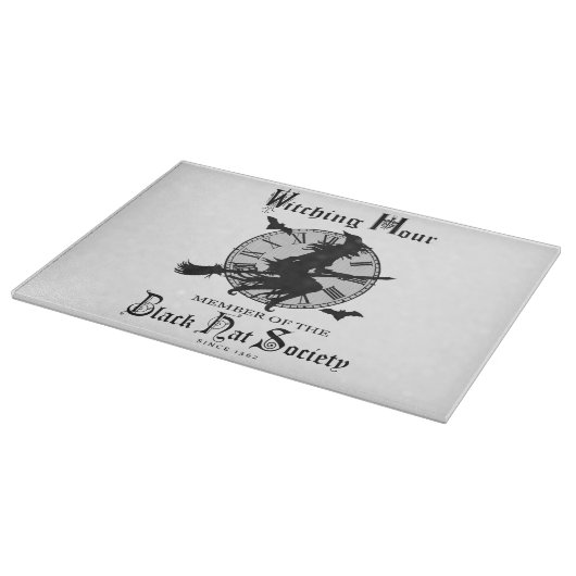 Moderne  Halloween witch Snijplank (Hoek)