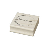 Moderne Halve Cirkel Handgeschreven Op Maat Gemaak Rubberstempel (Stempel)