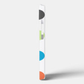 Moderne halve cirkels uit de midden eeuw Case-Mate iPhone case (Achterkant / Links)