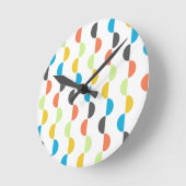 Moderne halve cirkels uit de midden eeuw ronde klok (Hoek)