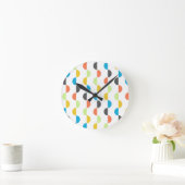 Moderne halve cirkels uit de midden eeuw ronde klok (Huis)