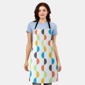 Moderne halve cirkels uit de midden eeuw schort (Gedragen)