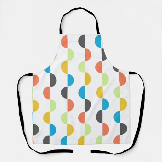 Moderne halve cirkels uit de midden eeuw schort (Voorkant)