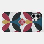 Moderne Halve Manen iPhone Hoesje (Achterkant horizontaal)
