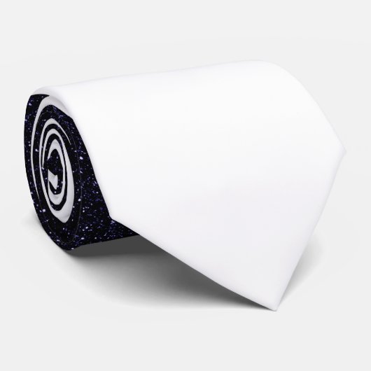 Moderne Halve Sterrennacht en Wit Stropdas (Opgerold)