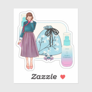 Moderne Hanbok & Hydro Essence K-Beauty Sticker