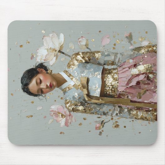 Moderne Hanbok-kunstprint Muismat (Voorkant)
