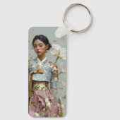 Moderne Hanbok-kunstprint Sleutelhanger (Achterkant)