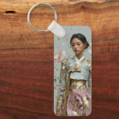 Moderne Hanbok-kunstprint Sleutelhanger (Voorkant)