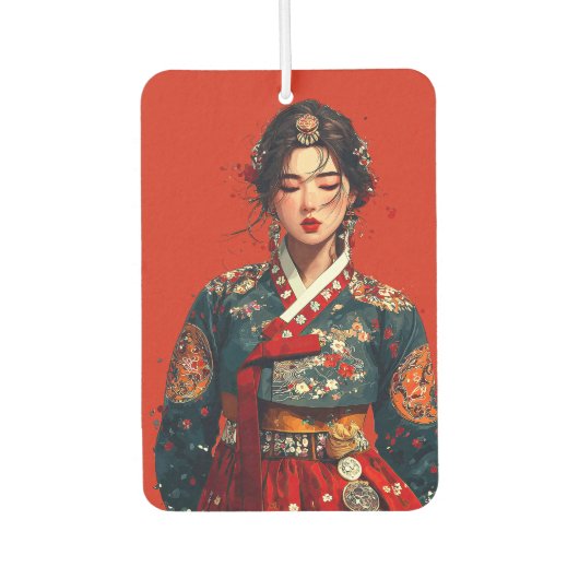 Moderne Hanbok Portret Luchtverfrisser (Voorkant)