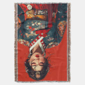 Moderne Hanbok Portretdeken Deken (Voorkant Verticaal)