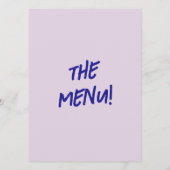 Moderne hand geschreven getrokken retro taart brui menu (Achterkant)