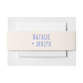 Moderne hand geschreven retro  vet bruiloft uitnodigingen wikkel (Voorkant Voorbeeld)