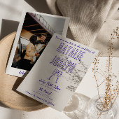 Moderne hand getrokken geschreven retro foto bruil kaart