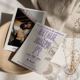 Moderne hand getrokken geschreven retro foto bruil kaart