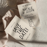 Moderne Hand getrokken romantische retro unieke br