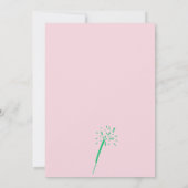 Moderne Hand getrokken verjaardag Dinner Party uit Kaart (Achterkant)