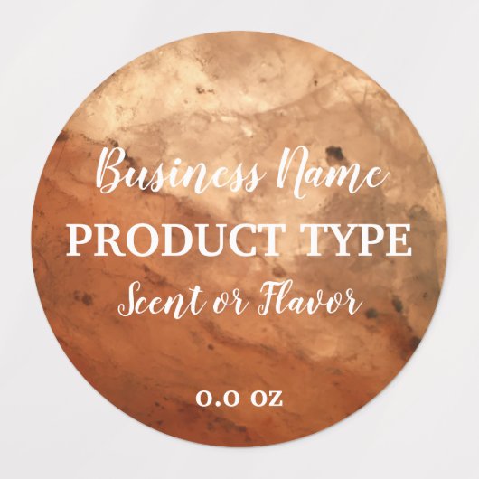 Moderne handel in merkbare kaarsen voor voedingsmi labels (Design 2)