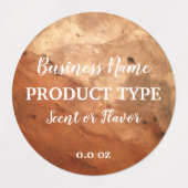 Moderne handel in merkbare kaarsen voor voedingsmi labels (Design 1)