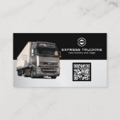 Moderne handel | Zwarte grijs Visitekaartje (Achterkant)