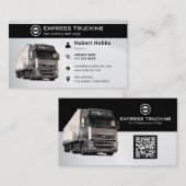 Moderne handel | Zwarte grijs Visitekaartje (Voorkant / Achterkant)