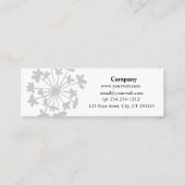 Moderne handgemaakt met minimale liefdesFloral Mini Visitekaartje (Achterkant)