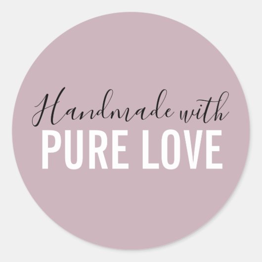 Moderne handgemaakt met stickers van pure liefde (Voorkant)