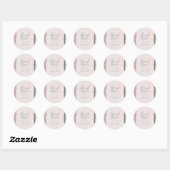 Moderne handgemaakte sticker met liefdespakket (Vel)