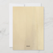 Moderne handgeschilderde Waterverf turquoise kerst Feestdagenkaart (Achterkant)