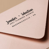 Moderne handgeschreven Calligrafie script bruiloft Zelfinktende Stempel