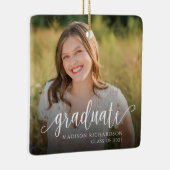 Moderne handgeschreven foto van het Afstuderen van Keramisch Ornament (Rechts)