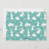 Moderne handgeschreven foto van Snapy Paasfoto Feestdagenkaart (Achterkant)