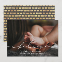 Moderne handgeschreven geloven Inspirerend foto