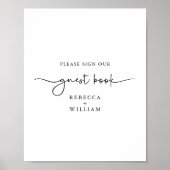 Moderne handgeschreven handgeschreven handschrift poster (Voorkant)