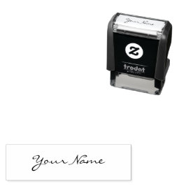 Moderne handgeschreven handtekening stijlvol schri  zelfinktende stempel