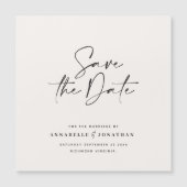 Moderne handgeschreven huwelijksaankondiging typog (Voorkant)