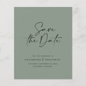 Moderne handgeschreven huwelijksaankondiging typog (Voorkant)