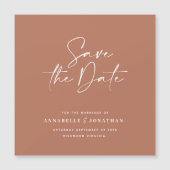 Moderne handgeschreven huwelijksaankondiging typog (Voorkant)