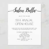 Moderne handgeschreven kalligrafie Beauty Salon Flyer (Voorkant)